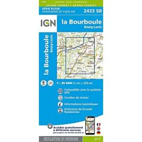 2433 SB LA BOURBOULE 1 25 000