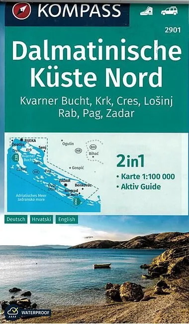 2901 DALMATINISCHE KUSTE NORD 1 100 000