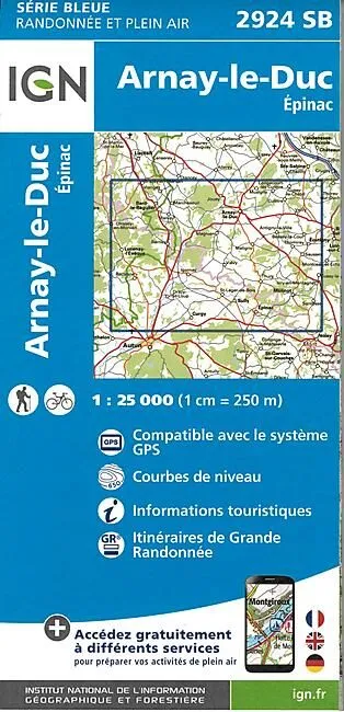 2924 SB ARNAY LE DUC EPINAC 1 25 000