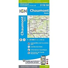 3118 SB CHAUMONT BIESLES 1 25 000