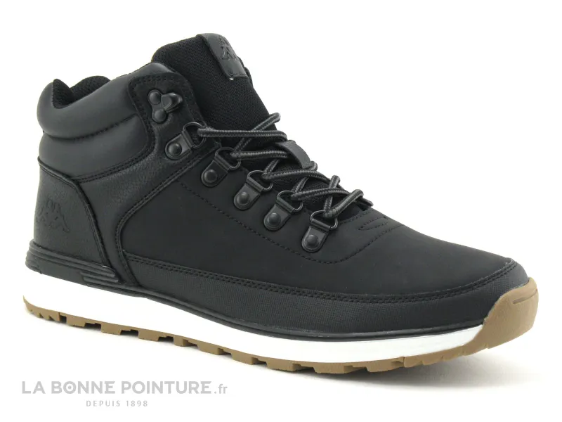 Achat chaussures Kappa Homme Boots, vente Kappa MONSI baskets montantes noires lacets