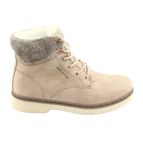 American Club Bottines à lacets RH47 beige