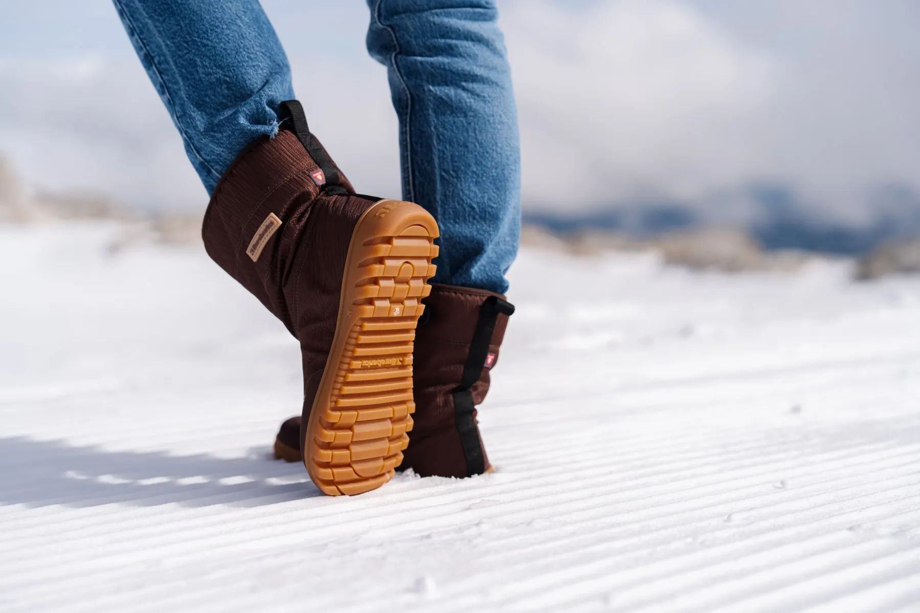 Barefoot chaussures d'hiver Barebarics PolarStride - Copper Brown