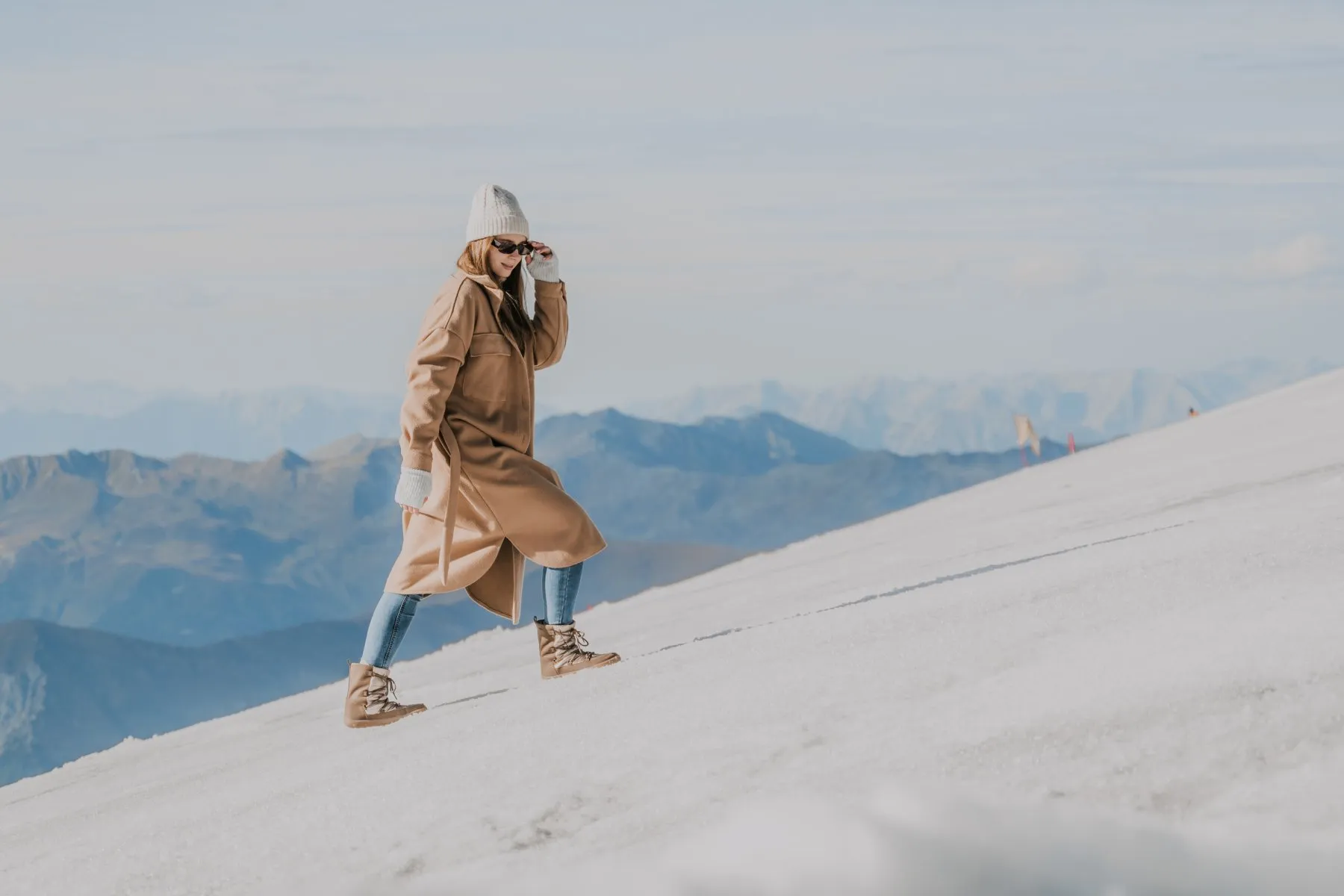 Barefoot chaussures d'hiver Be Lenka Snowfox Woman - Champagne & Brown