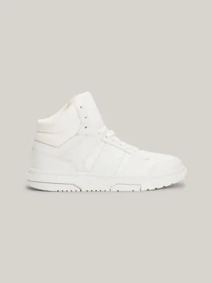 Baskets mi-montantes The Brooklyn en cuir | Blanc | Tommy Hilfiger