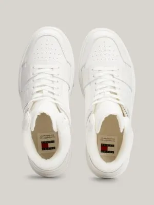 Baskets mi-montantes The Brooklyn en cuir | Blanc | Tommy Hilfiger