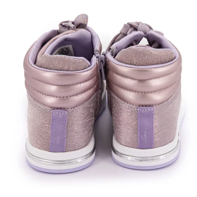 Baskets Montantes Shoutout Lavender Shine One Enfant SKECHERS à prix 