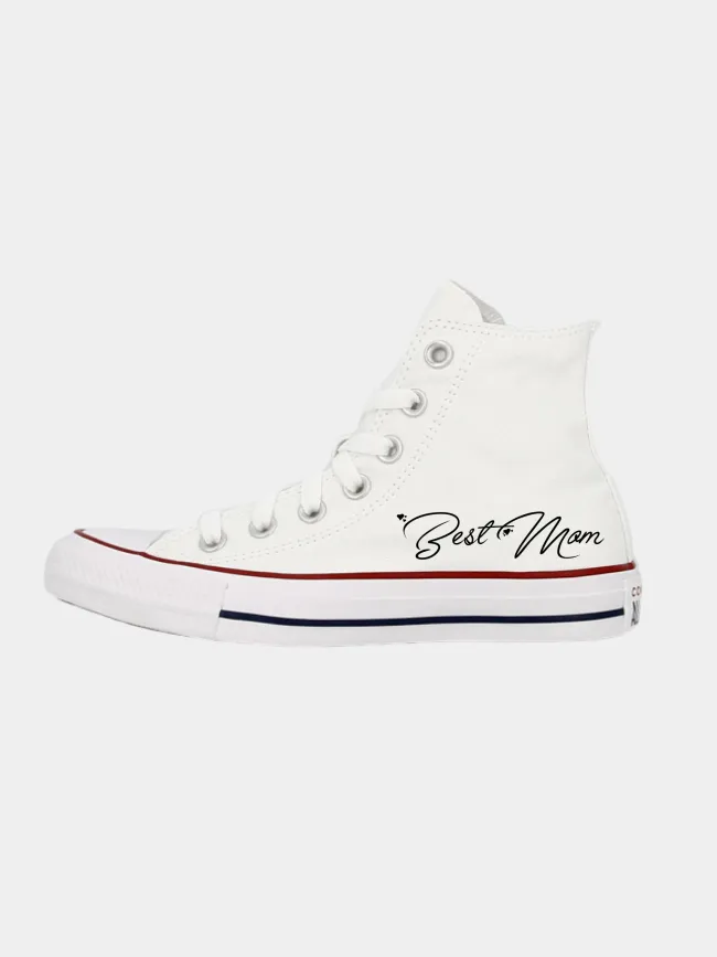 Baskets montantes toile chuck taylor best mom blanc - Converse | wimod