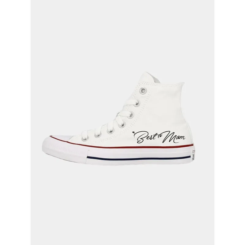 Baskets montantes toile chuck taylor best mom blanc - Converse | wimod