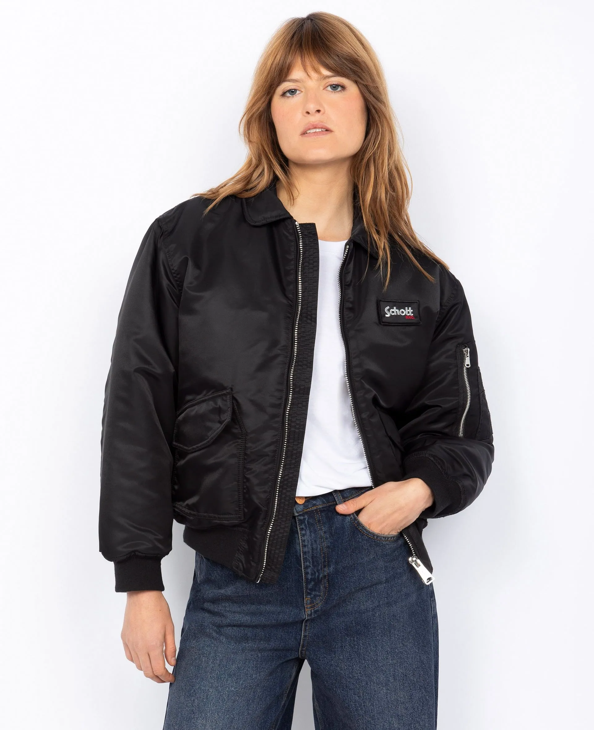 Blouson pilote CWU en nylon recyclé