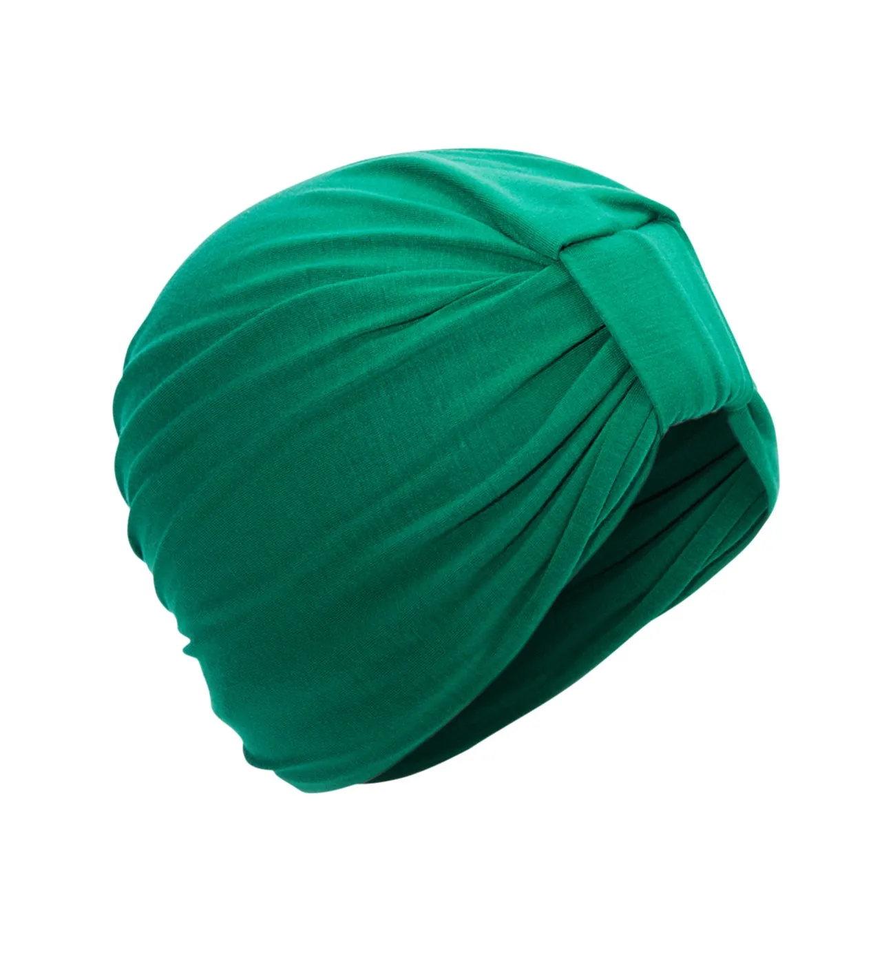 Bonnet-turban en jersey Femme - Vert