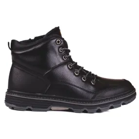 Bottines à lacets homme Shelovet noires le noir