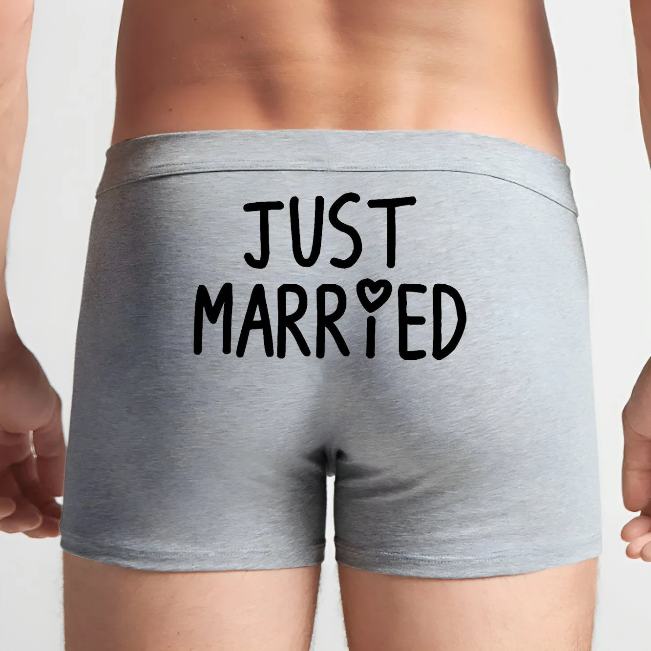 Boxer Homme Just married