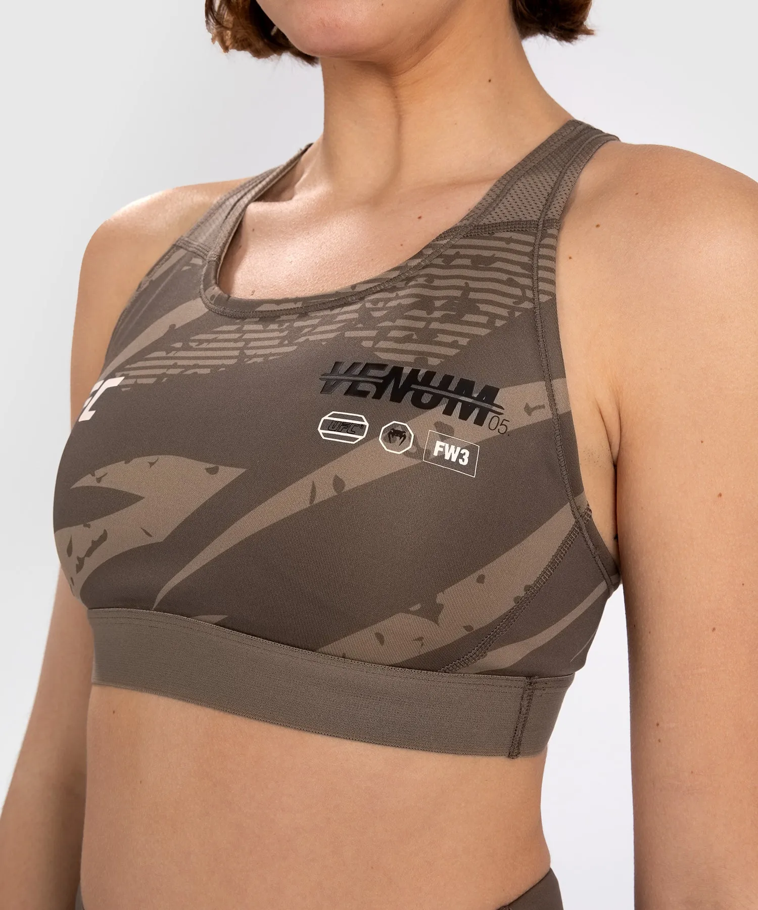 Brassière de Sport pour Femmes UFC Adrenaline by Venum Fight Week - Desert Camo