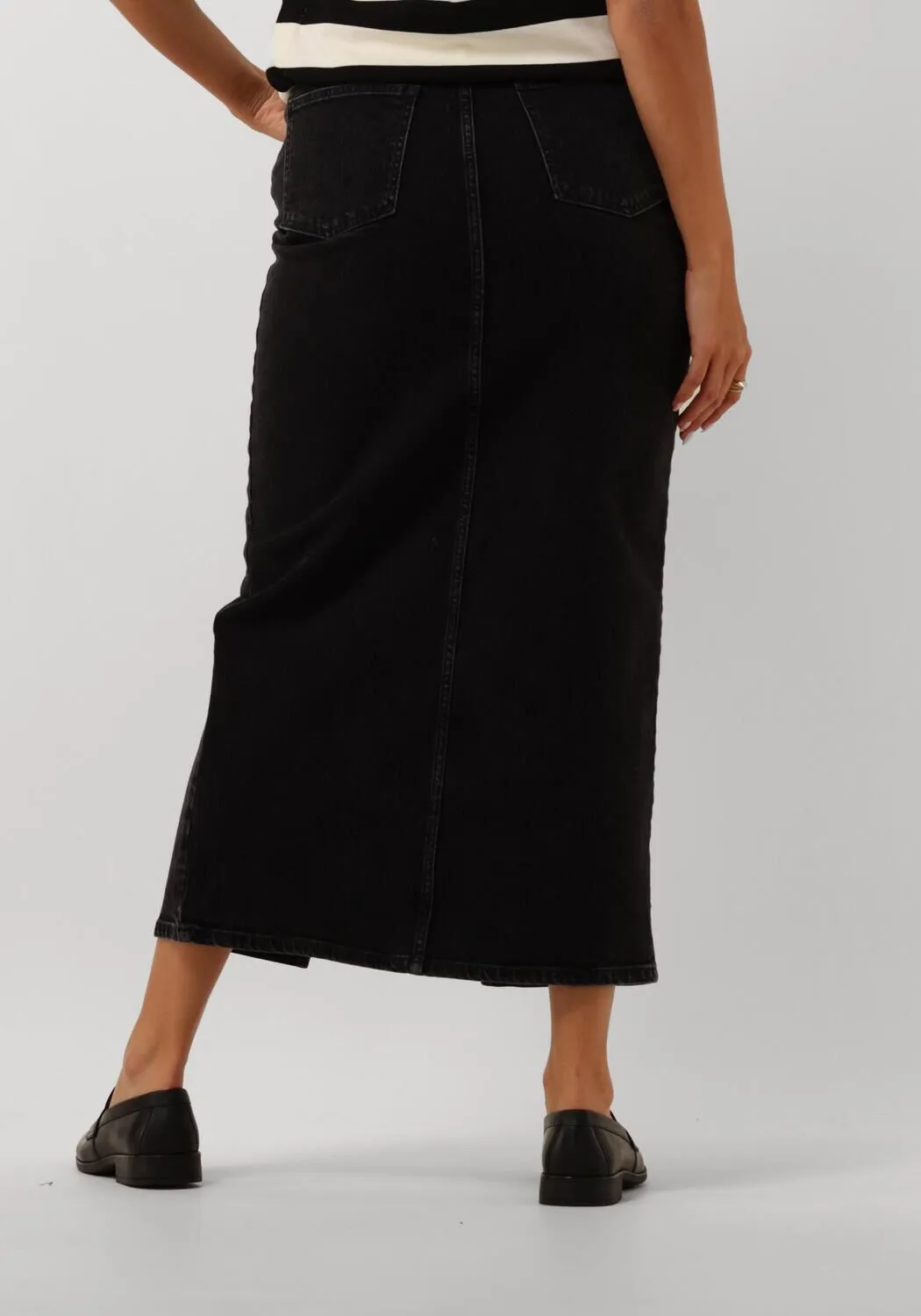 by-bar jupes crayon sis black skirt en noir