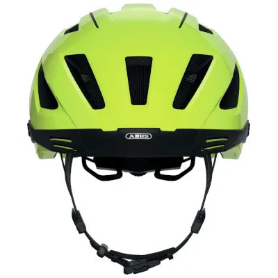 Casque vélo ville jaune fluo avec lumière Abus Pedelec 2.0 MIPS