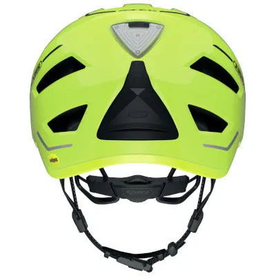 Casque vélo ville jaune fluo avec lumière Abus Pedelec 2.0 MIPS