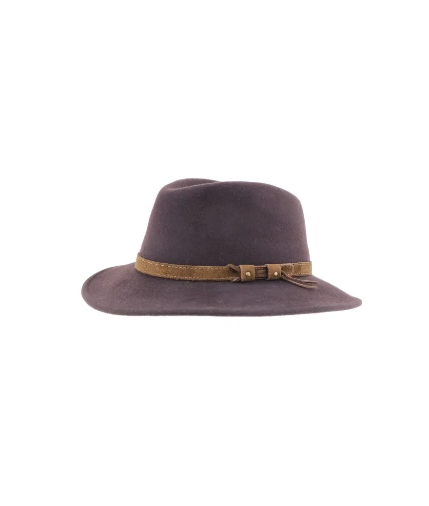 chapeaux homme / femme queensland feutre de laine pliable