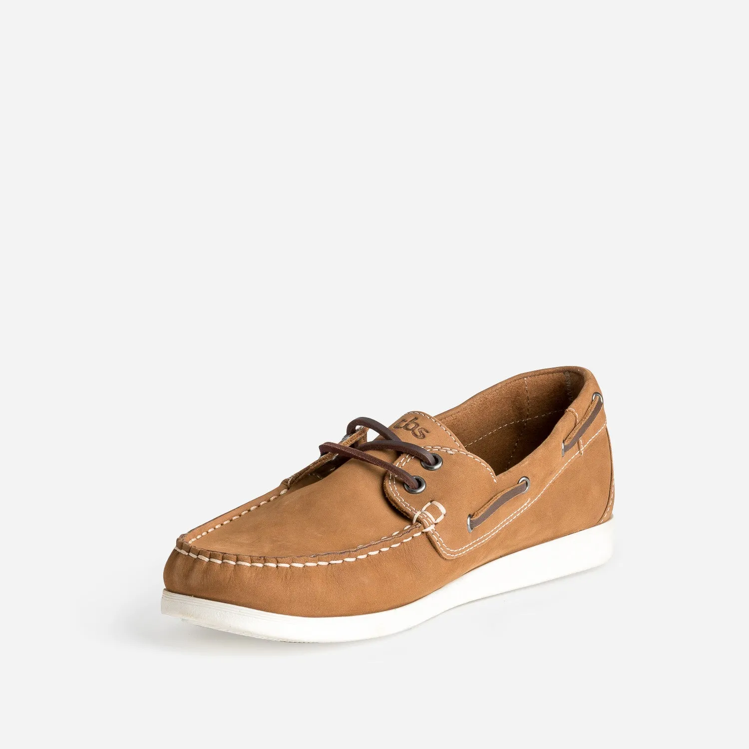 Chaussure-bateau TBS camel cuir nubuck - Chaussures Bateau Homme | ERAM