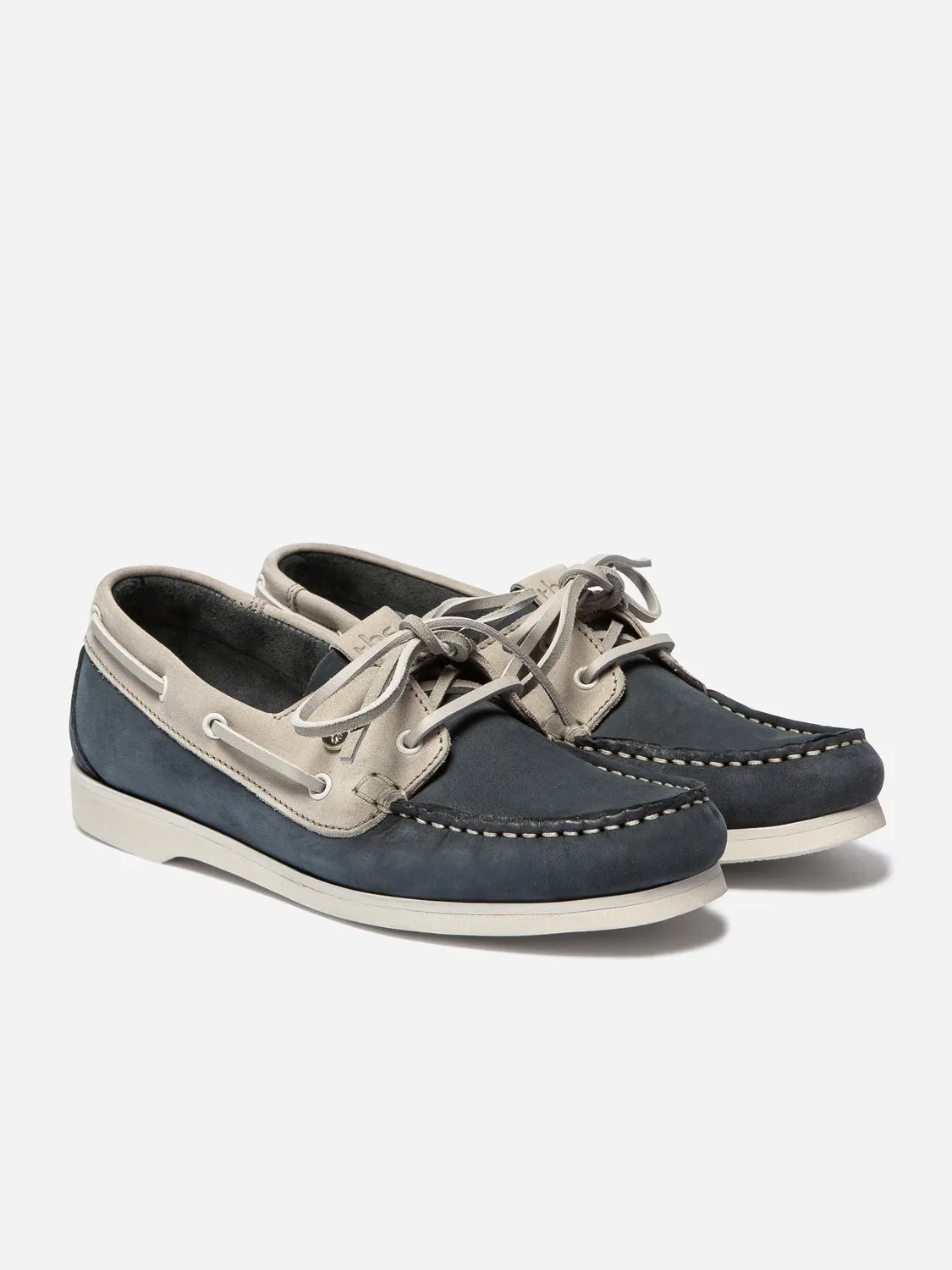 Chaussures Bateau Femme Cuir Marine tbs