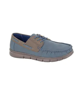 Chaussures bateau homme bleu marine / marron Scimitar