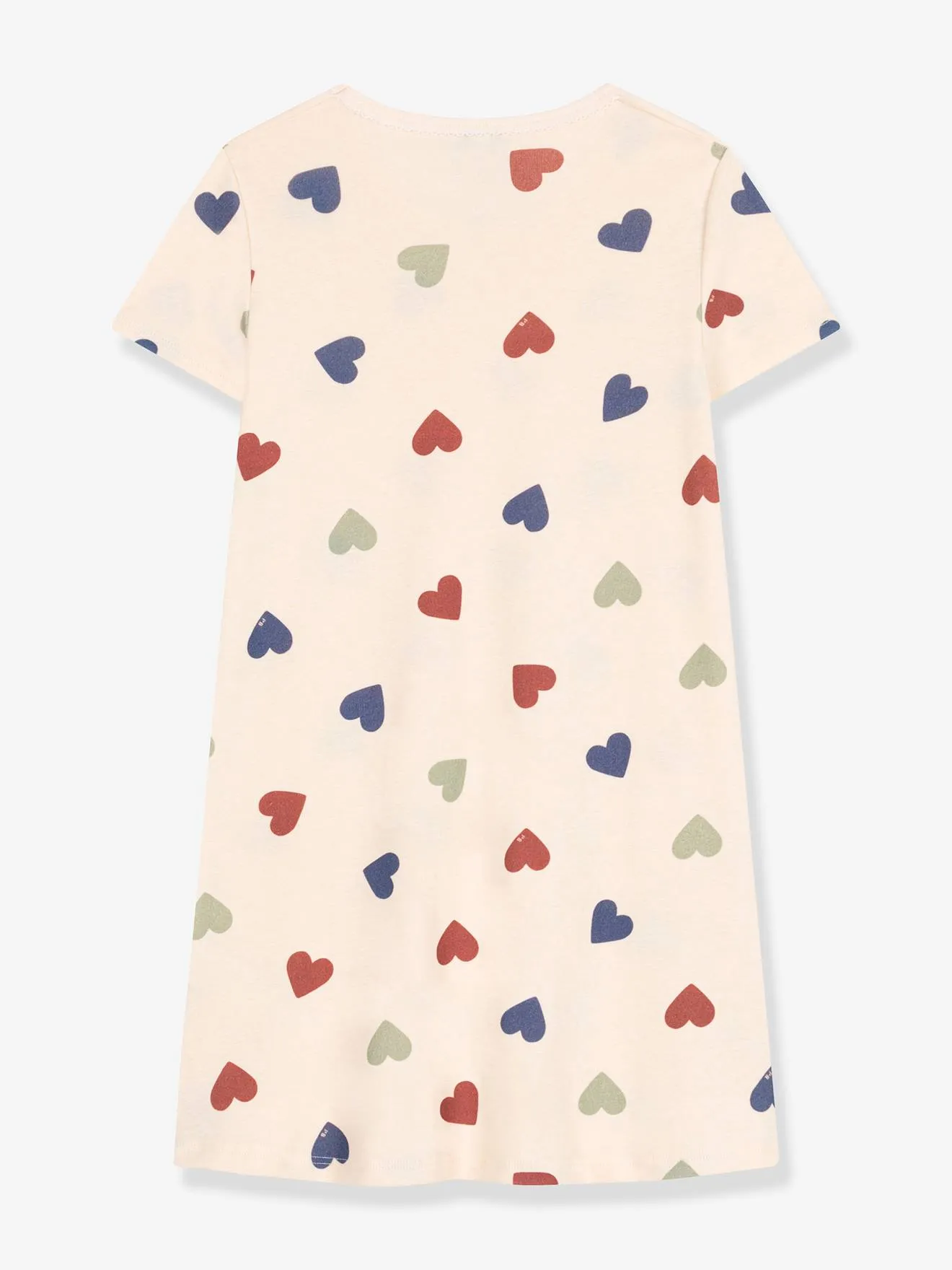 Chemise de nuit fille PETIT BATEAU beige imprimé - Petit Bateau