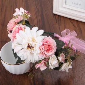 Couronne de Fleurs Témoins Mariage