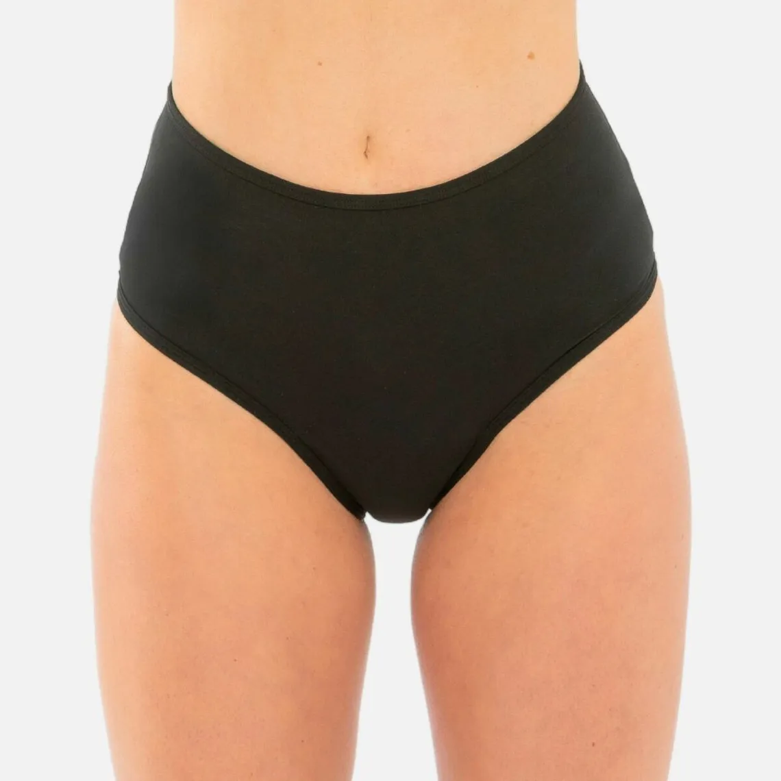 Culotte de bain menstruelle noir en nylon | 3 Suisses