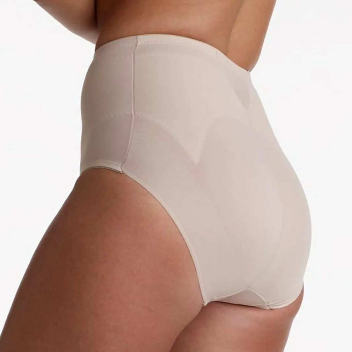 Culotte gainante beige en nylon | 3 Suisses