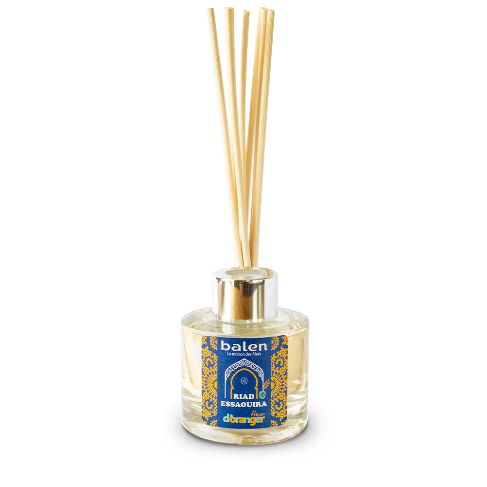 Diffuseur de parfum, RIAD ESSAOUIRA, fleur d'oranger 100ml