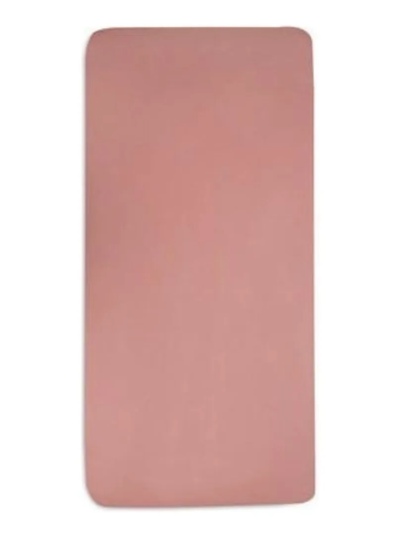 Drap-housse Jersey 60x120cm Rose Pale / Rose des bois (2pcs) - Jo - Rose