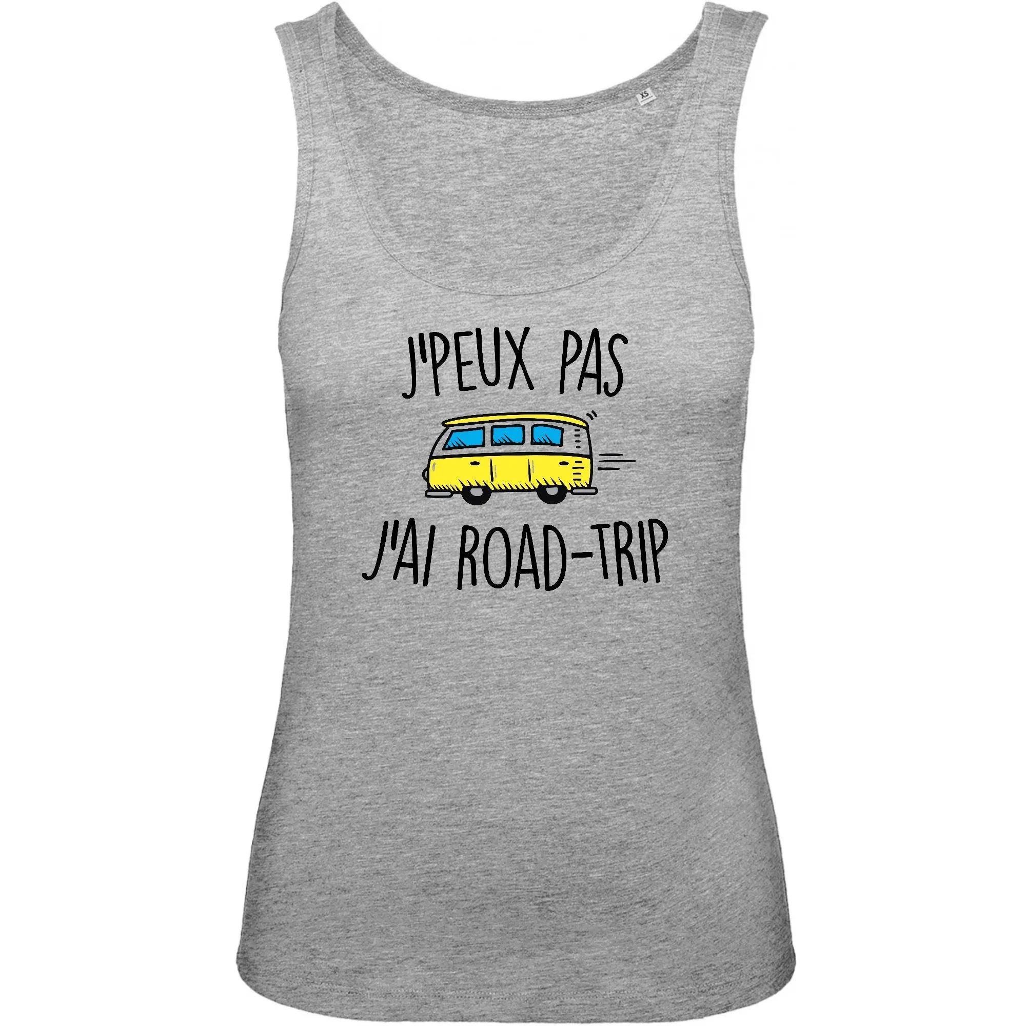 Débardeur Femme J'peux pas j'ai road-trip