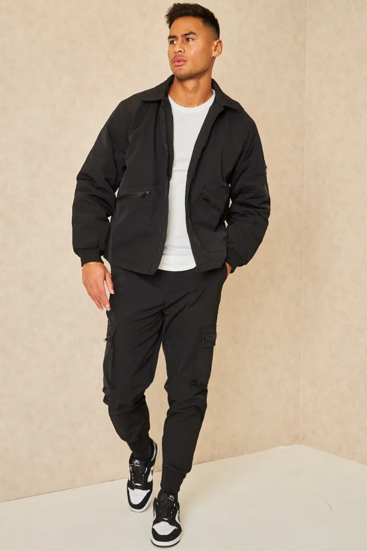 Ensemble 2 pièces blouson + pantalon de jogging noir