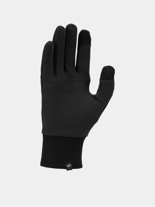 Gants de running tg club fleece homme noir - Nike | wimod