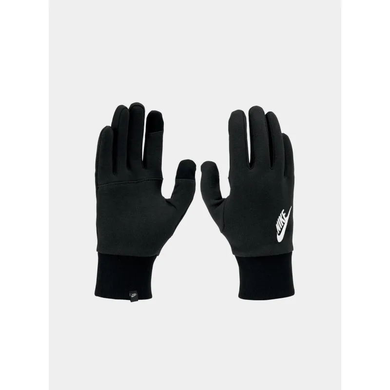 Gants de running tg club fleece homme noir - Nike | wimod