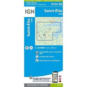 IGN 4724 SB SAINT ELIE 1 25 000