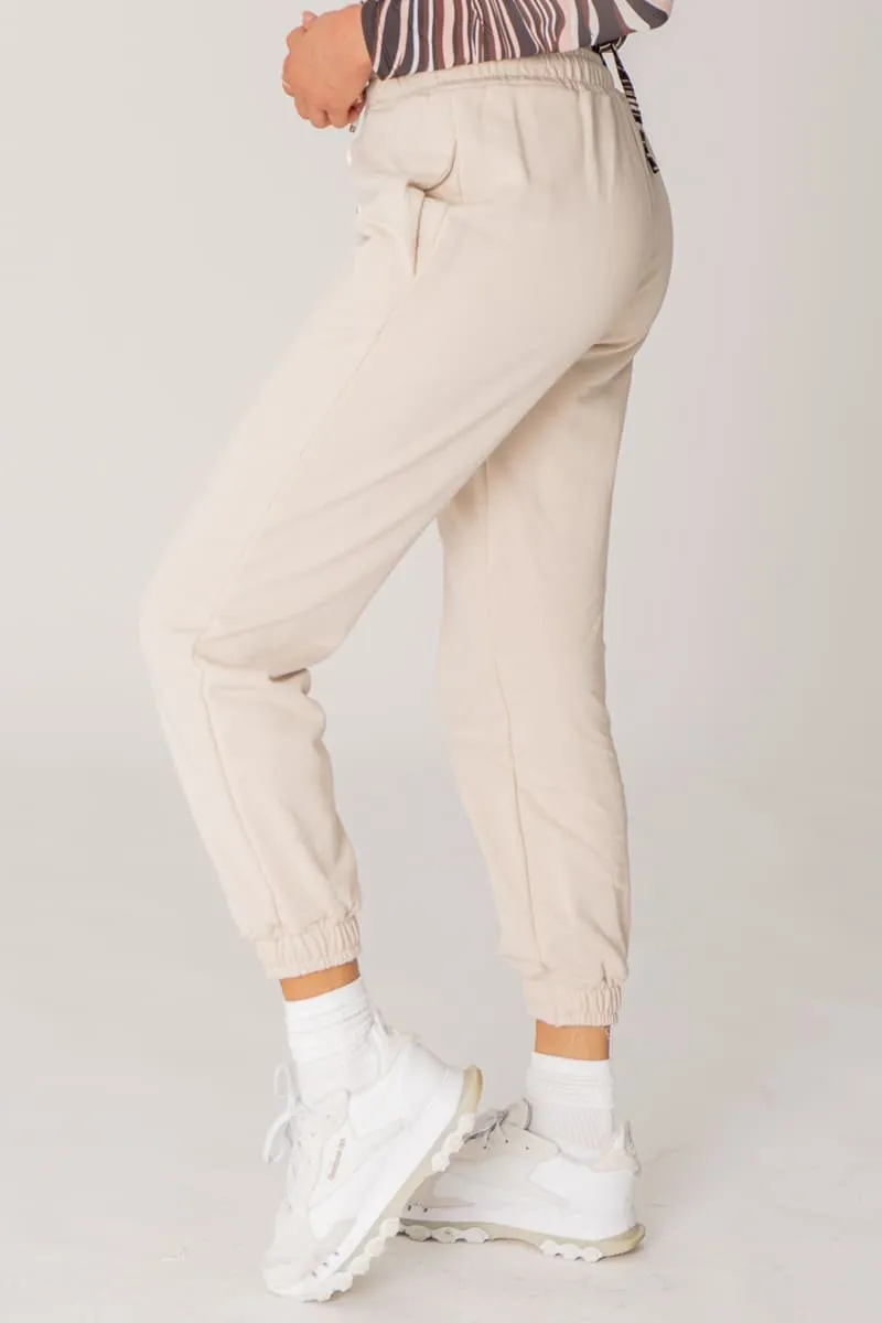 Jogging épais beige