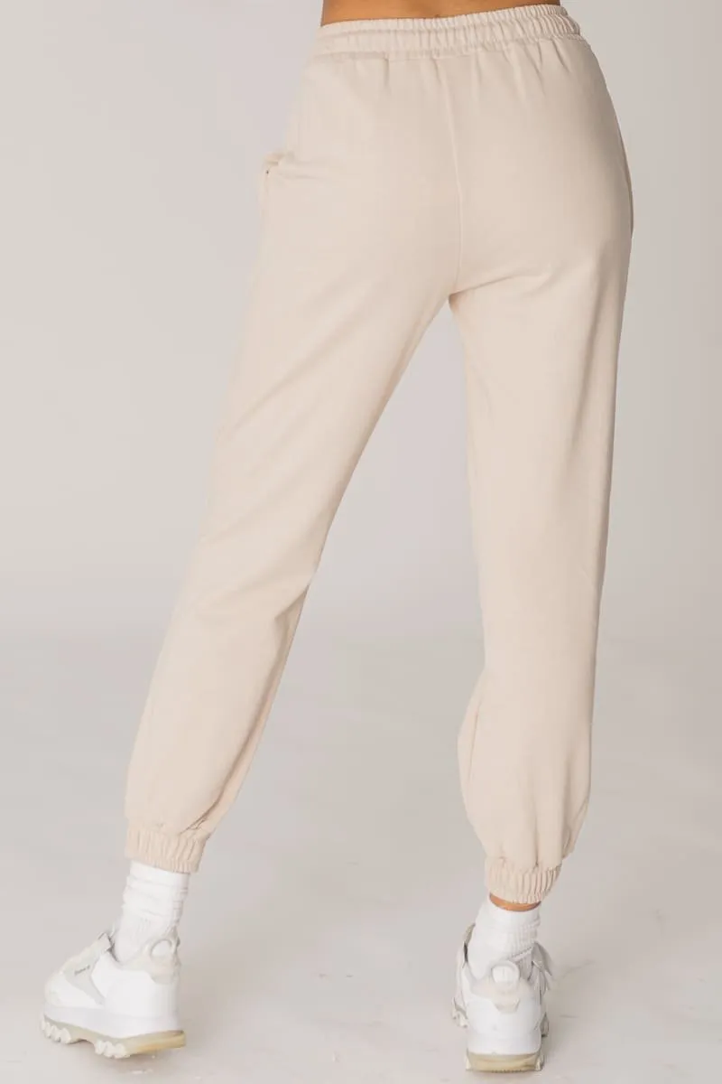 Jogging épais beige