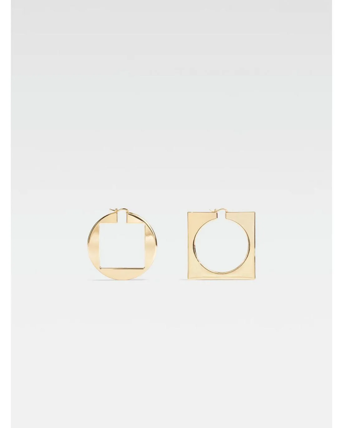 LES CREOLES ROND CARRE LIGHT GOLD - Jacquemus | Chez Maman Rouen