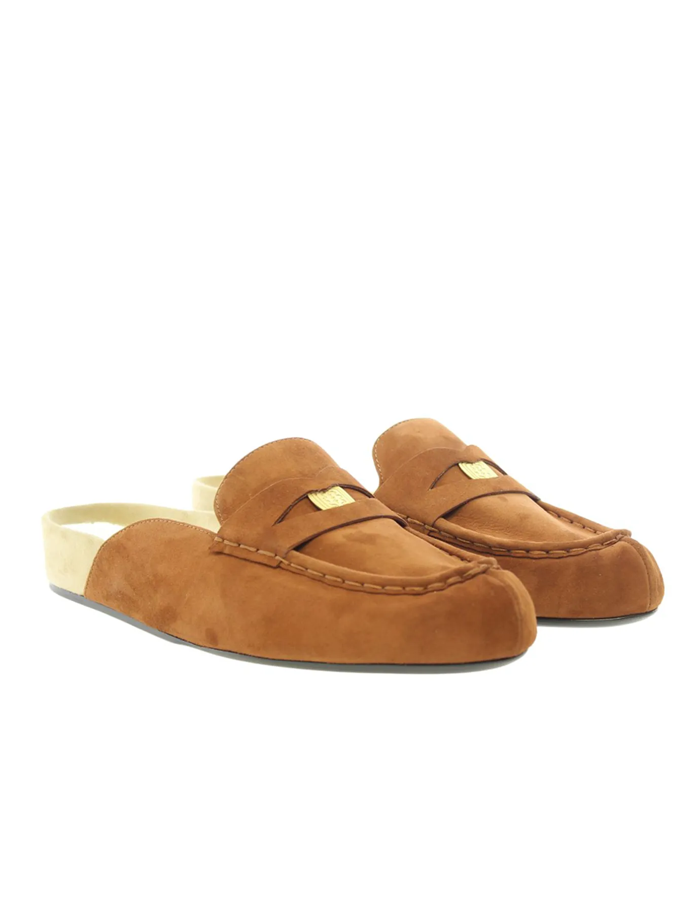 Mocassin mule Flavie cuir Cognac