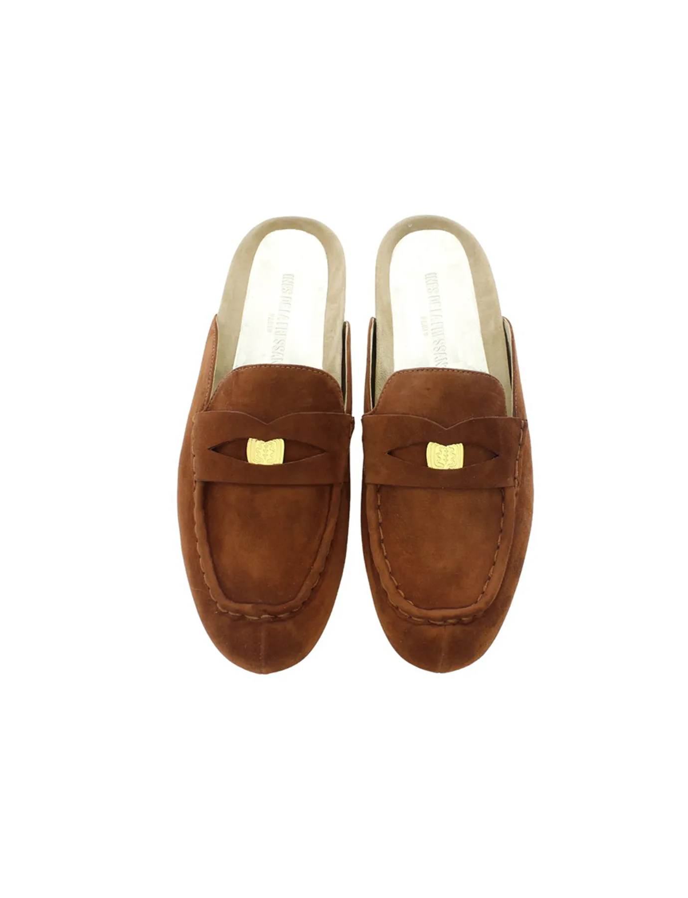 Mocassin mule Flavie cuir Cognac