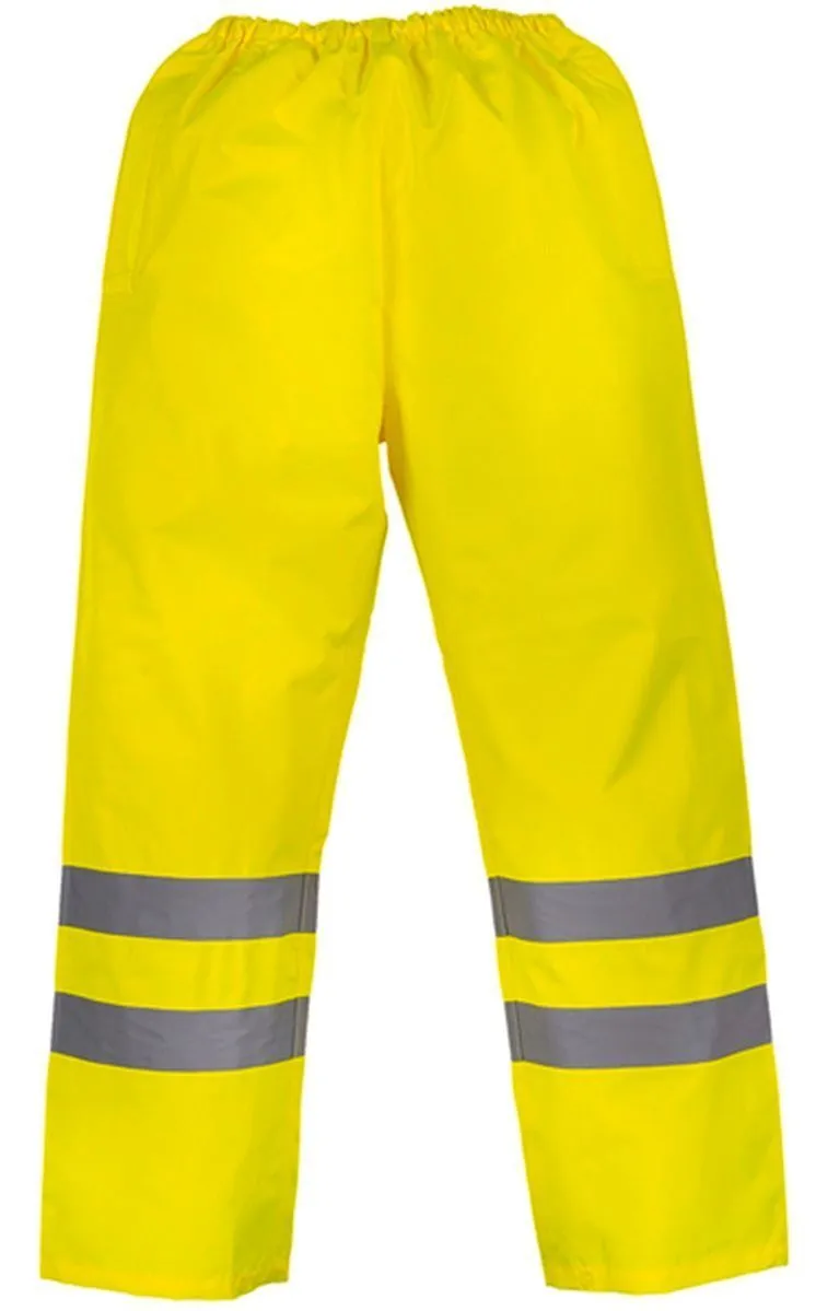 Pantalon de pluie respirant - Homme - YHVS451 - jaune fluo 