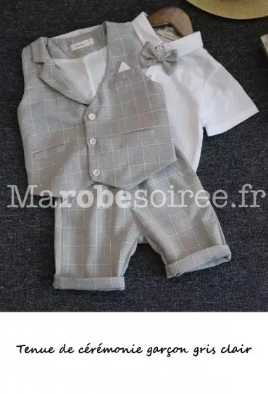 Paul - Tenue garçon mariage en lin - réf 263