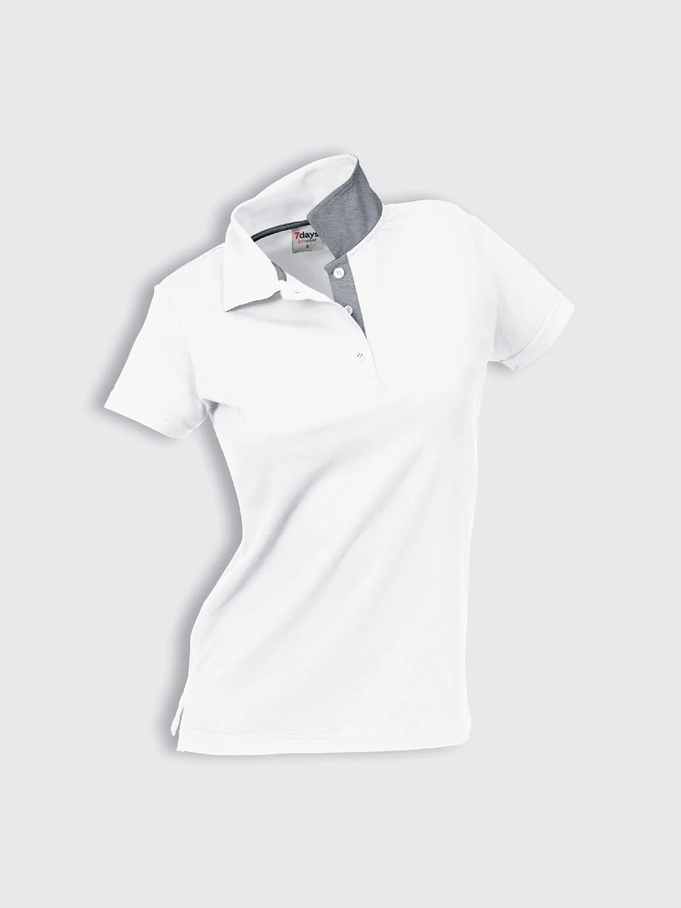 Polo femme en single jersey