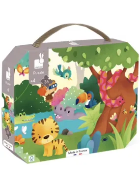 Puzzle les animaux sauvages - 36 pcs - N/A