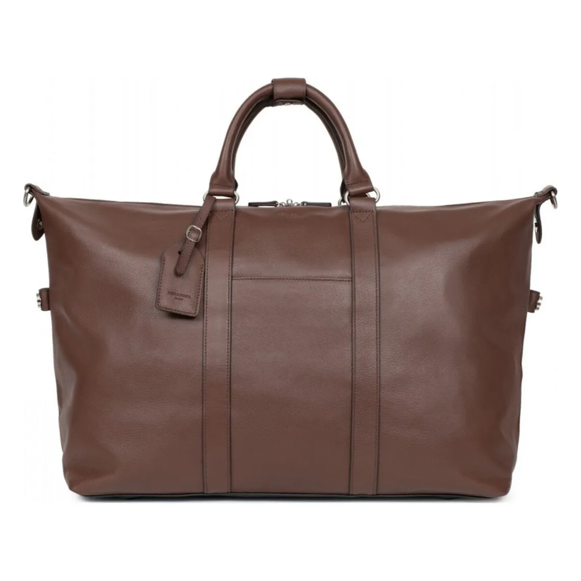 Sac de voyage Cuir CONFORT Chocolat Quin Hexagona - Sac de voyage Homme sur MenCorner