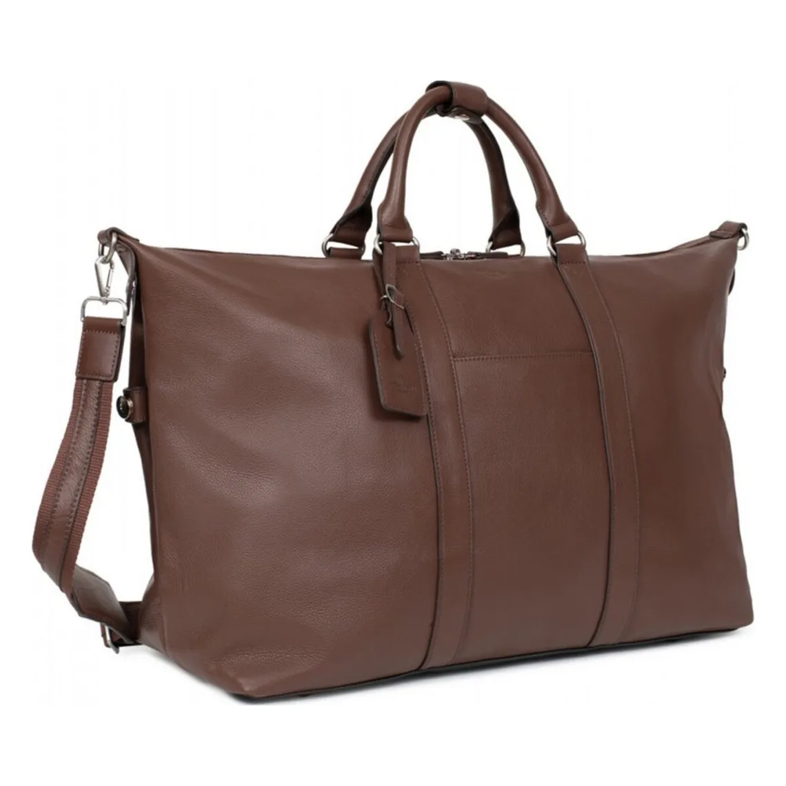 Sac de voyage Cuir CONFORT Chocolat Quin Hexagona - Sac de voyage Homme sur MenCorner