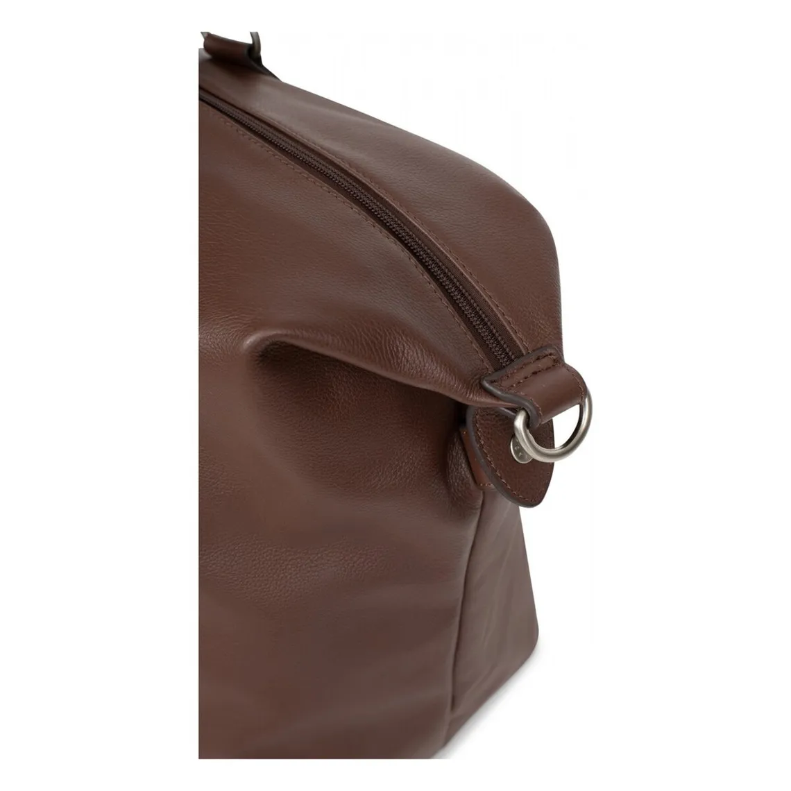 Sac de voyage Cuir CONFORT Chocolat Quin Hexagona - Sac de voyage Homme sur MenCorner