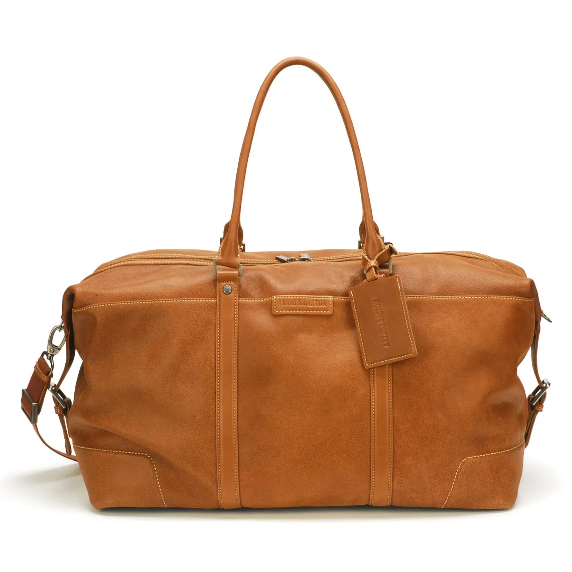 Sac de voyage Homme Arthur & Aston en cuir Cognac Arthur & Aston - Sac de voyage Homme sur MenCorner