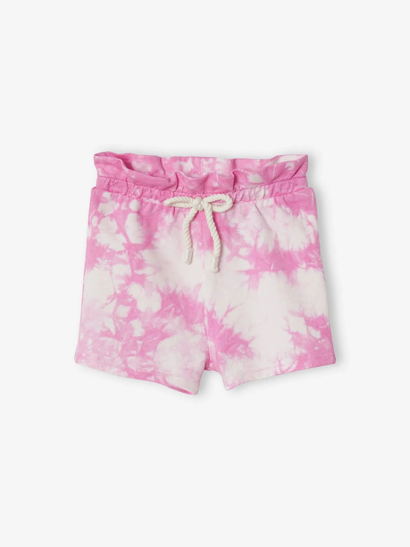 Short tie and dye bébé en molleton rose - Vertbaudet